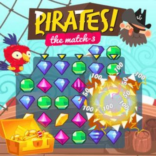 Treasure Gem Puzzle Match