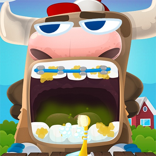 Dr. Animal Teeth Cleaning Game