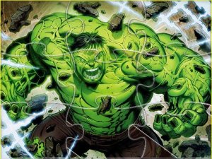 Superhero Green Giant Jigsaw