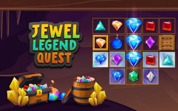 Jewel Legend Quest: Diamond Match Puzzle Game