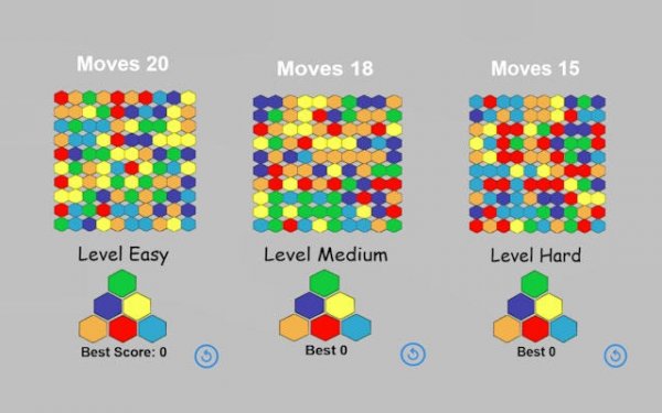 RX-Color: Hexagon Puzzle Challenge