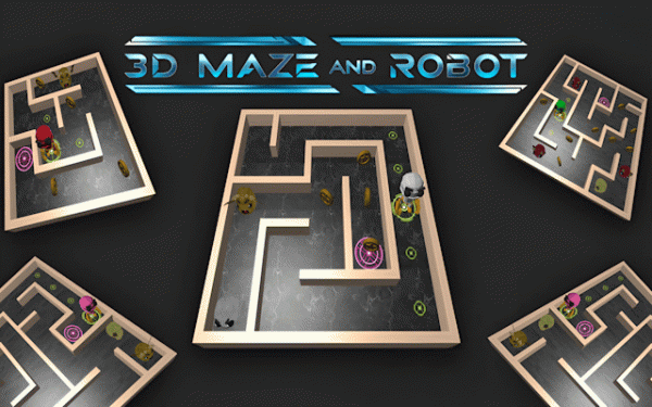 3D Maze And Robot Adventure Online Game