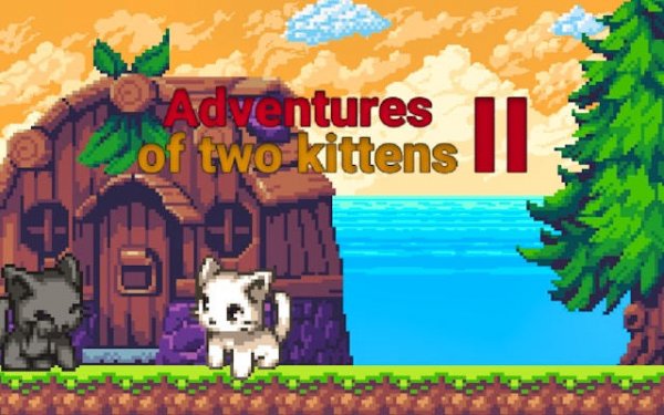 Two Kitties Coin Chase