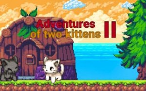 Two Kitties Coin Chase