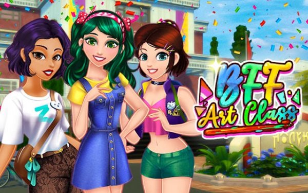 BFF Art Class: Fashion Makeover Online Game