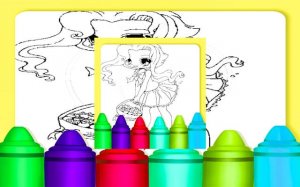 Chibi Anime Coloring Pages Game - Online Free Coloring