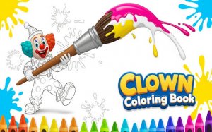 Clown Coloring Book: Free Digital Art Game Online