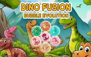 Dino Fusion: Prehistoric Bubble Evolution Puzzle Game