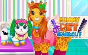 Funny Pet Haircut Salon Online Game