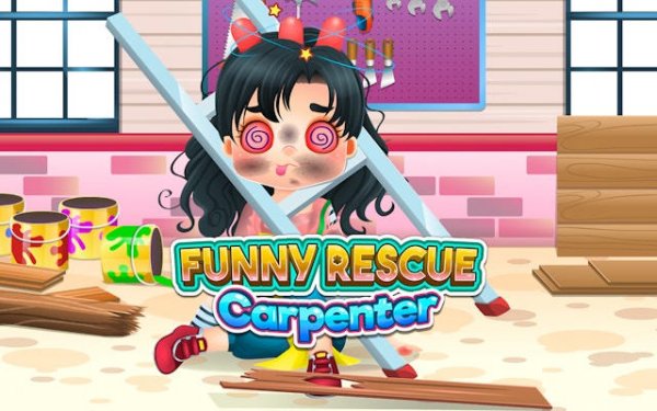 Funny Rescue Carpenter: Doctor & Hospital Game Online
