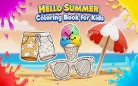Hello Summer Coloring Book - Free Digital Art Game Online (Coloring Game)