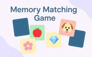 Emoji Pairs Challenge: Memory Matching Puzzle Game