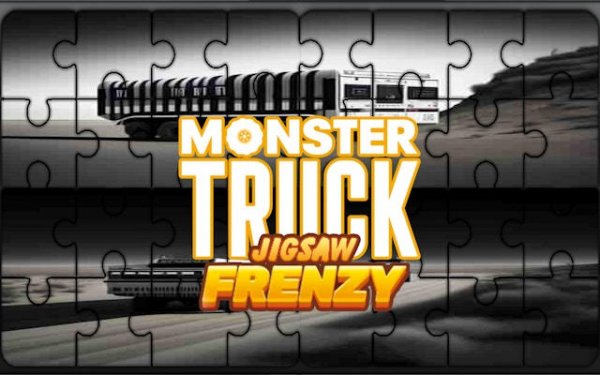 Monster Truck Jigsaw Frenzy Puzzle Slider Online Game