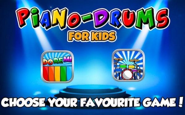 Piano and Drum for Kids - Fun Music Games Online