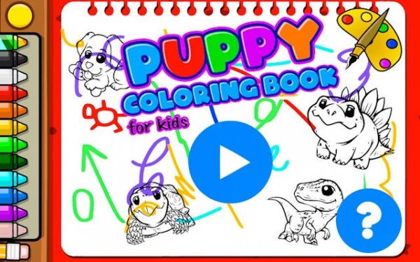 Puppy Coloring Book - Kids Painting Game