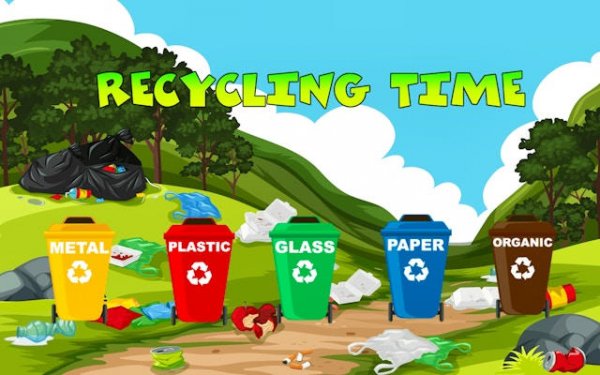 Recycling Time: Eco Sorting Puzzle Game