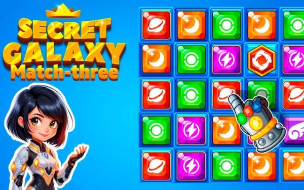 Secret Galaxy: Cosmic Match 3 Puzzle Adventure