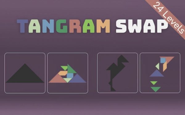 Tangram Swap Puzzle Game