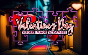 Valentine's Day Slider Image Scramble Puzzle Online Game