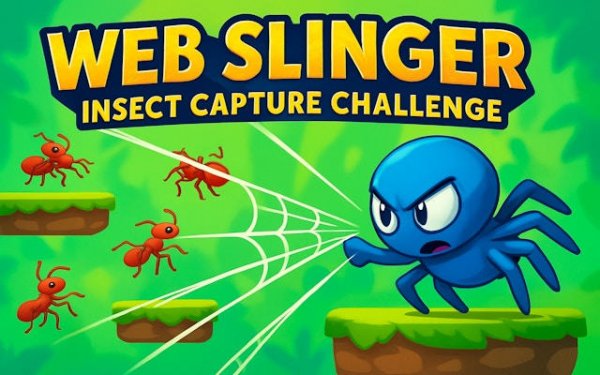 Web Slinger: Insect Capture Challenge - Arcade Spider Online Game