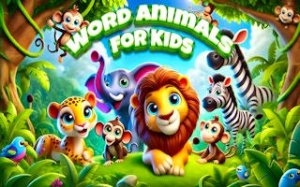 Animal Word Puzzle for Kids