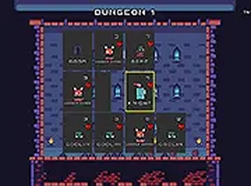 Pixel Card Crawler Online Game